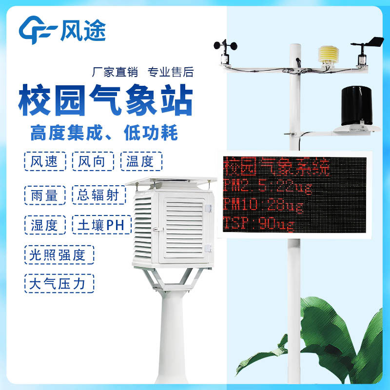 校園自動(dòng)氣象站廠(chǎng)家風(fēng)途科技介紹